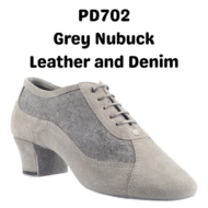 PD702 – Grey Nubuck Leather & Denim