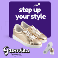 Groovies - Dubai - Gold and White